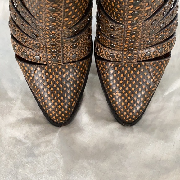 Coach Phoebe CutOut Bootie in Snakeskin - Picture 8 of 14